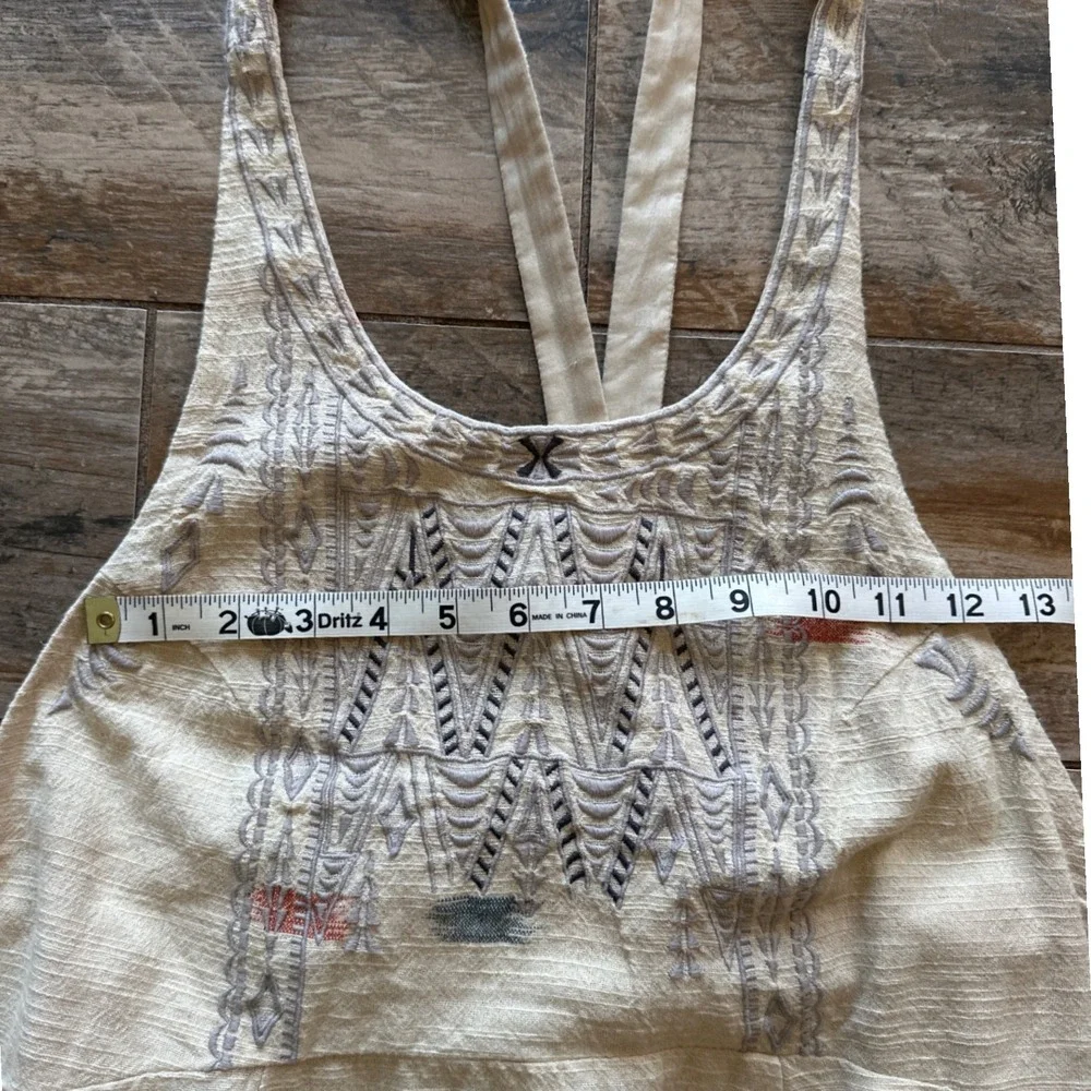 Free People Arizona Mini Dress In Tea ComboSize XS